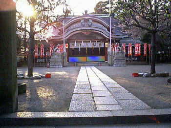 水稲荷神社本堂